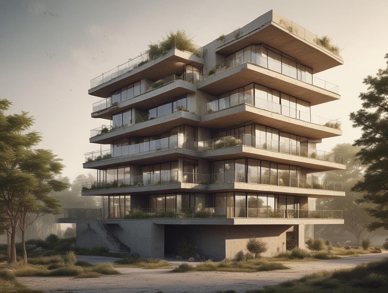 sustainable architecture, AI technology, eco friendly construction, innovative design